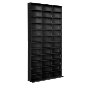 Artiss Bookshelf CD Storage Rack – BERT Black