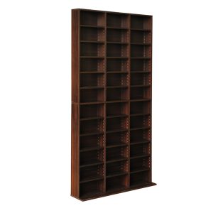 Artiss Bookshelf CD Storage Rack – BERT Brown