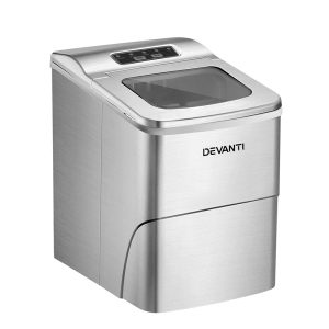 Devanti Portable Ice Cube Maker – Silver