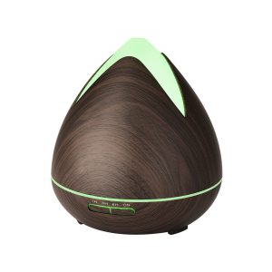 Essential Oils Ultrasonic Aromatherapy Diffuser Air Humidifier Purify 400ML – Dark Wood