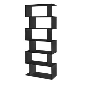 Artiss Bookshelf 6 Tiers – RIVA Black
