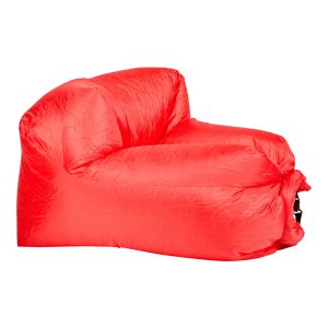 Milano Decor Inflatable Air Lounger for Beach Camping Festival Outdoor Lazy Lounge Chair – Red