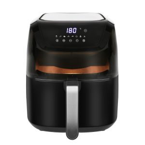 8L Digital Air Fryer (Black) w/ Viewing Window & Basket Insert