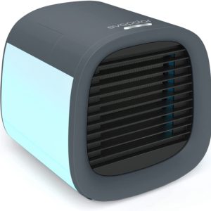 EVAPOLAR evaCHILL – Personal Portable Air Cooler and Humidifier, with USB Connectivity and LED Light, Grey