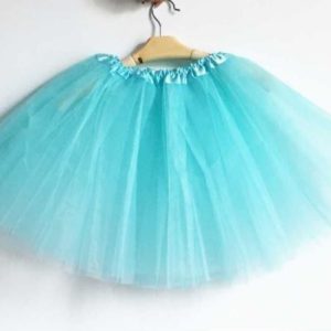 New Kids Tutu Skirt Baby Princess Dressup Party Girls Costume Ballet Dance Wear, Aqua, Kids