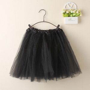 New Kids Tutu Skirt Baby Princess Dressup Party Girls Costume Ballet Dance Wear, Black, Kids