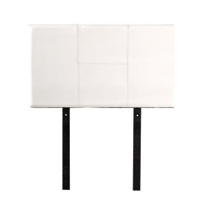 PU Leather Single Bed Headboard Bedhead – White