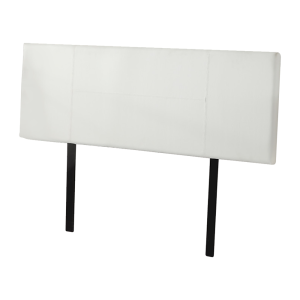 PU Leather Queen Bed Headboard Bedhead – White