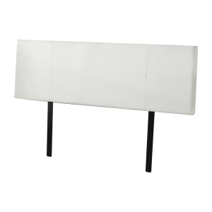 PU Leather King Bed Headboard Bedhead – White