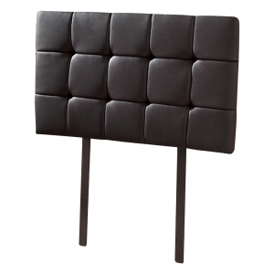 PU Leather Single Bed Deluxe Headboard Bedhead – Black