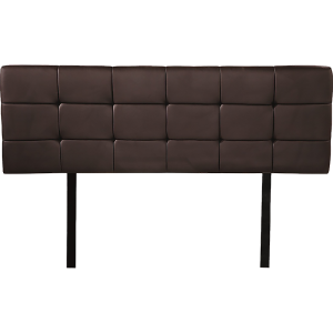 PU Leather Double Bed Deluxe Headboard Bedhead – Brown