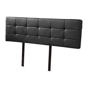 PU Leather King Bed Deluxe Headboard Bedhead – Black