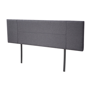 Linen Fabric King Bed Headboard Bedhead – Grey