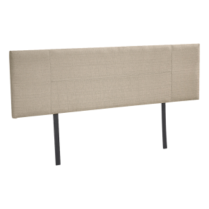 Linen Fabric King Bed Headboard Bedhead – Beige