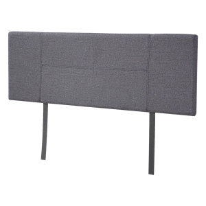 Linen Fabric Queen Bed Headboard Bedhead – Grey