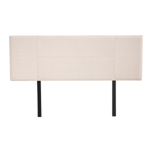 Linen Fabric Queen Bed Headboard Bedhead – Beige