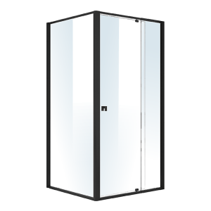 Semi Frameless Shower Screen (98~106)x 195cm & (89~92)x 195cm Side AS/NZS Glass