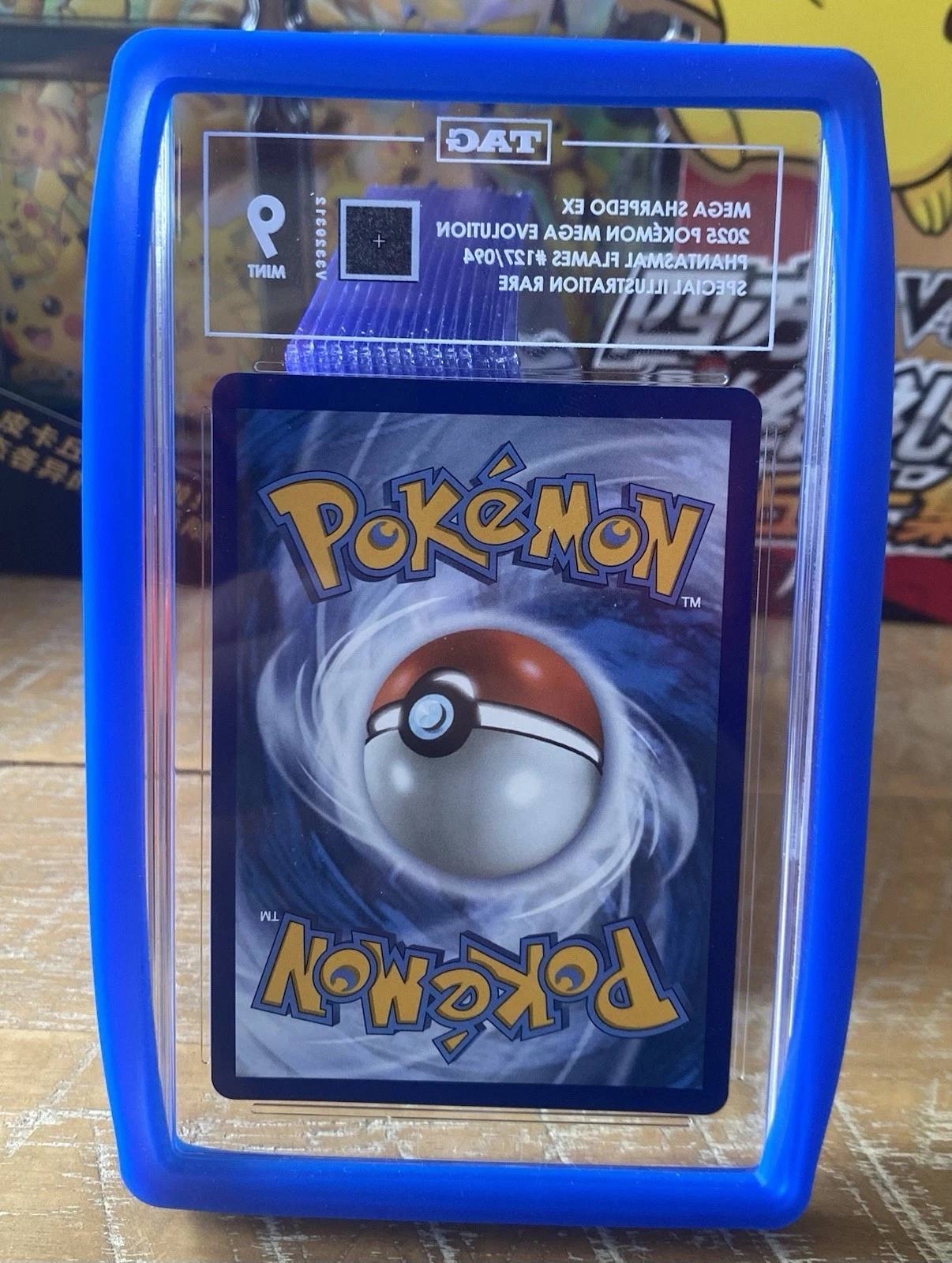 Mega Sharpedo ex #127 TAG 9 Pokemon TCG phantasmal flames - Image 2