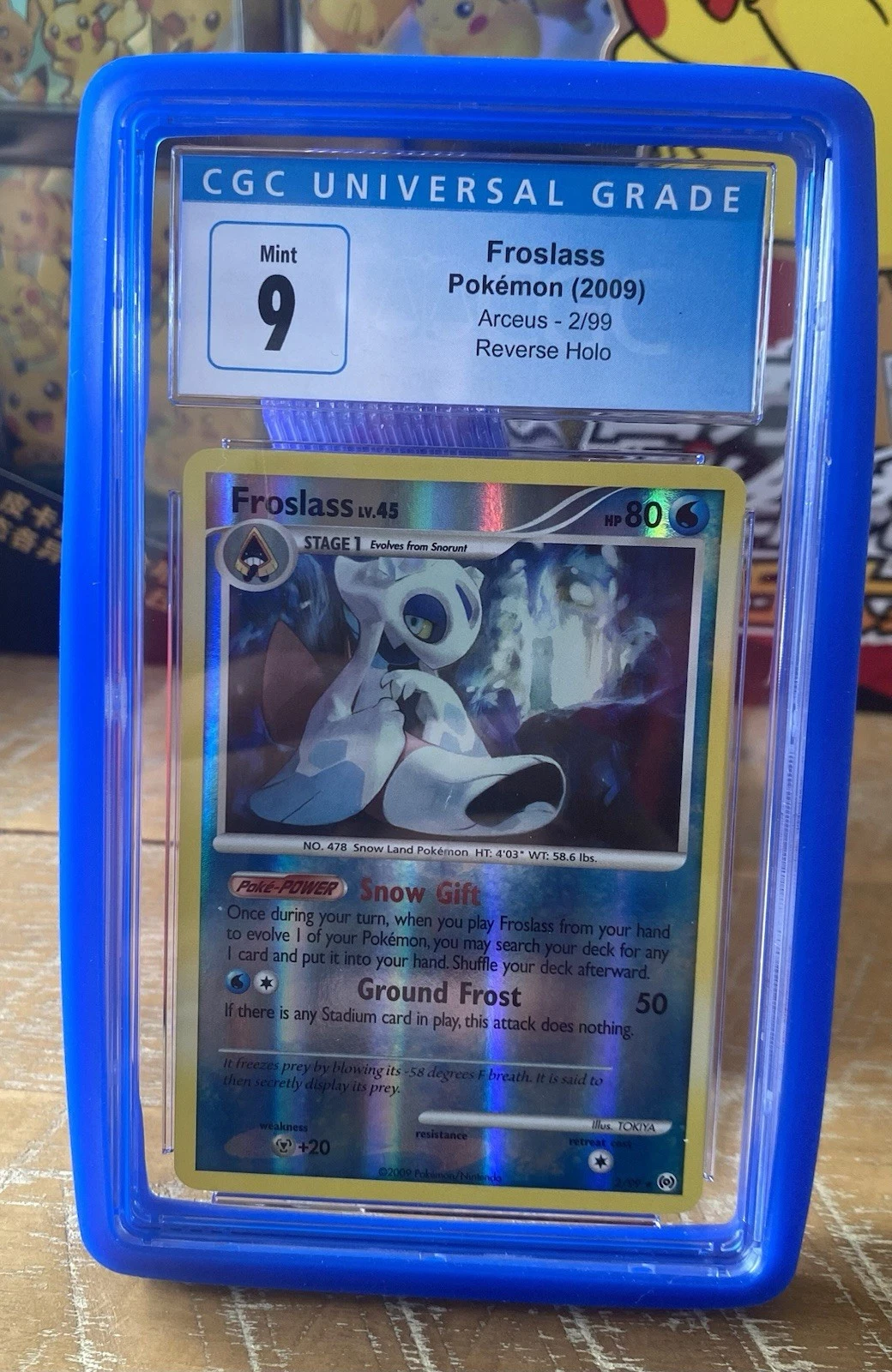 Froslass #2 CGC 9 Mint Reverse holo pokemon TCG Arceus