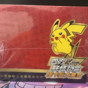 CASE OF 6 BOXES – Pokemon TCG Chinese 2024 CSOG Pikachu V-Union