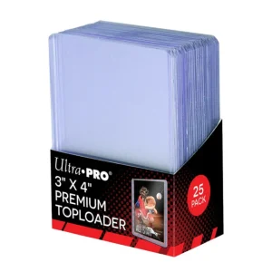 Ultra PRO 81145 Premium Toploader Rigid Card Protector - 25 Count