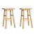 Artiss Bar Stools Kitchen Counter Stools Wooden Chairs Natural x2