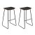 Artiss Bar Stools Kitchen Counter Stools Metal Chairs x2