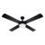 Devanti 52” Ceiling Fan AC Motor w/Light w/Remote – Black