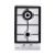 Devanti Gas Cooktop 30cm 2 Burner Silvir