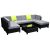 Gardeon 7-Piece Outdoor Sofa Set Wicker Couch Lounge Setting Seat Cover