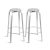 Gardeon 2-Piece Outdoor Bar Stools Patio Indoor Bistro Aluminum Chairs