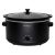 8L Slow Cooker (Black) Large Capacity Ceramic Pot, 300W