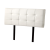 PU Leather Double Bed Deluxe Headboard Bedhead – White