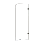 700 x 1450mm Frameless Bath Panel 10mm Glass Shower Screen By Della Francesca