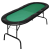 185cm 8 Player Folding Poker Blackjack Table with Cup Holder