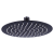200mm Shower Head Round 304SS Electroplated Matte Black Finish