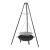 Tripod Garden Fire Pit BBQ Barbecue Cast Iron & Steel Fire Pit Bowl Round